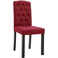 Jídelní židle 6 ks vínové textil - Jídelní židle