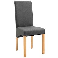 Jídelní židle 6 ks šedé textil - Jídelní židle
