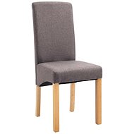 Jídelní židle 6 ks taupe textil - Jídelní židle
