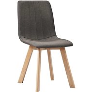 Jídelní židle 6 ks taupe textil - Jídelní židle
