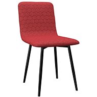 Jídelní židle 2 ks vínové textil - Jídelní židle