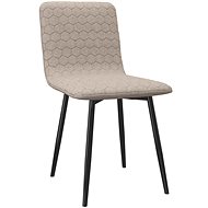 Jídelní židle 4 ks taupe textil - Jídelní židle