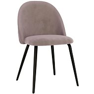 Jídelní židle 2 ks růžové textil - Jídelní židle