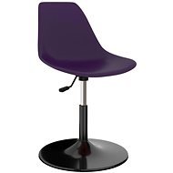 Otočné jídelní židle 4 ks lila PP - Jedálenská stolička