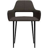 Jídelní židle 4 ks taupe textil - Jídelní židle