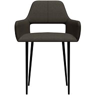 Jídelní židle 6 ks taupe textil - Jídelní židle