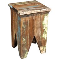 Stolička masivní recyklované dřevo - Stool