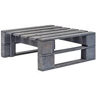 Garden Stool from Pallets Grey Wood 44696 - Garden Stool