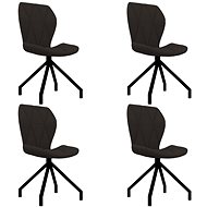 Dining chair 4 pcs brown faux leather - Dining Chair