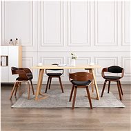Dining Chairs 4 pcs Bentwood and Artificial Leather - Dining Chair