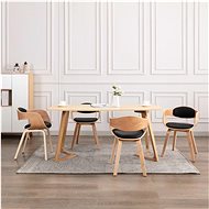 Dining Chairs 4 pcs Bentwood and Artificial Leather - Dining Chair