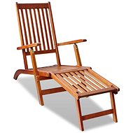 Garden Chair with Footrest Solid Acacia 41433 - Garden Armchair