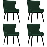 Dining chairs 4 pcs green velvet - Dining Chair