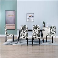 Dining chairs 6 pcs black textile - Dining Chair