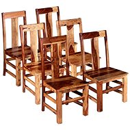 Dining chair 6 pieces of solid sheesham wood - Dining Chair