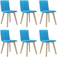 Dining chairs 6 pcs blue - Dining Chair