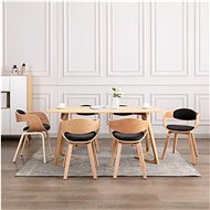 Dining Chairs 6 pieces of Bentwood and Artificial Leather - Dining Chair