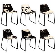Dining Chair 6 pcs Genuine Morocco Leather - Dining Chair