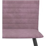Dining chairs 6 pcs pink velvet - Dining Chair