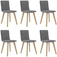 Dining chairs 6 pcs light gray - Dining Chair