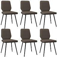 Dining chairs 6 pcs taupe textile - Dining Chair