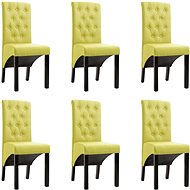 Dining Chairs 6 pcs Green Textile - Dining Chair