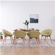 Dining Chairs 6 pcs Green Textile - Dining Chair