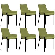 Dining Chairs 6 pcs Green Textile - Dining Chair