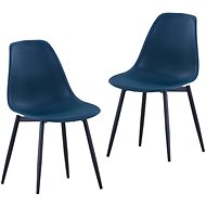 Dining chairs 2 pcs turquoise PP - Dining Chair