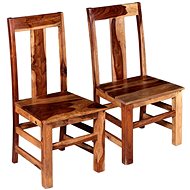 Dining chairs 2 pcs solid sheesham wood - Dining Chair