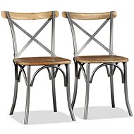 Dining chairs 2 pcs solid mango wood - Dining Chair