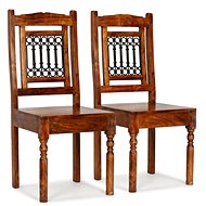 Dining chair 2 solid woods with sheesham finish - Dining Chair