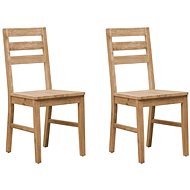 Dining chairs 2 pcs solid acacia wood - Dining Chair