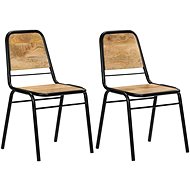 Dining chairs 2 pcs solid mango wood - Dining Chair