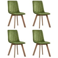 Dining chairs 4 pcs green velvet - Dining Chair