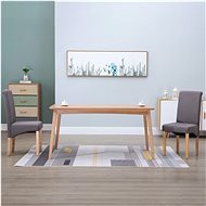 Dining chairs 2 pcs taupe textile - Dining Chair