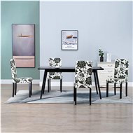 Dining chairs 4 pcs black textile - Dining Chair
