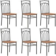 Dining chair 6 pcs brown MDF - Dining Chair