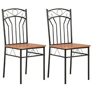 Dining chairs 2 pcs brown MDF - Dining Chair