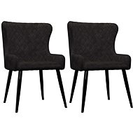 Dining chairs 2 pcs black velvet - Dining Chair