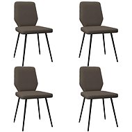 Dining chairs 4 pcs taupe textile - Dining Chair