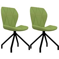 Dining chair 2 pcs green faux leather - Dining Chair