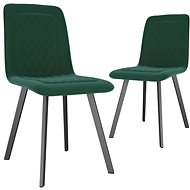 Dining chairs 2 pcs green velvet - Dining Chair
