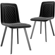 Dining chairs 2 pcs black velvet - Dining Chair