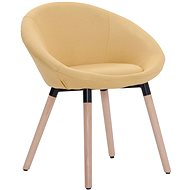 Dining chair yellow textile - Dining Chair