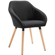 Dining chair black textile - Dining Chair