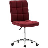 Dining chair burgundy textile - Dining Chair