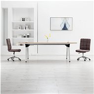 Dining chairs 2 pcs taupe textile - Dining Chair