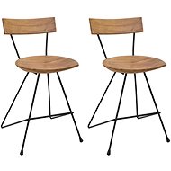 Dining chairs 2 pcs solid teak wood - Dining Chair