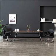 Swivel dining chair black faux leather - Dining Chair